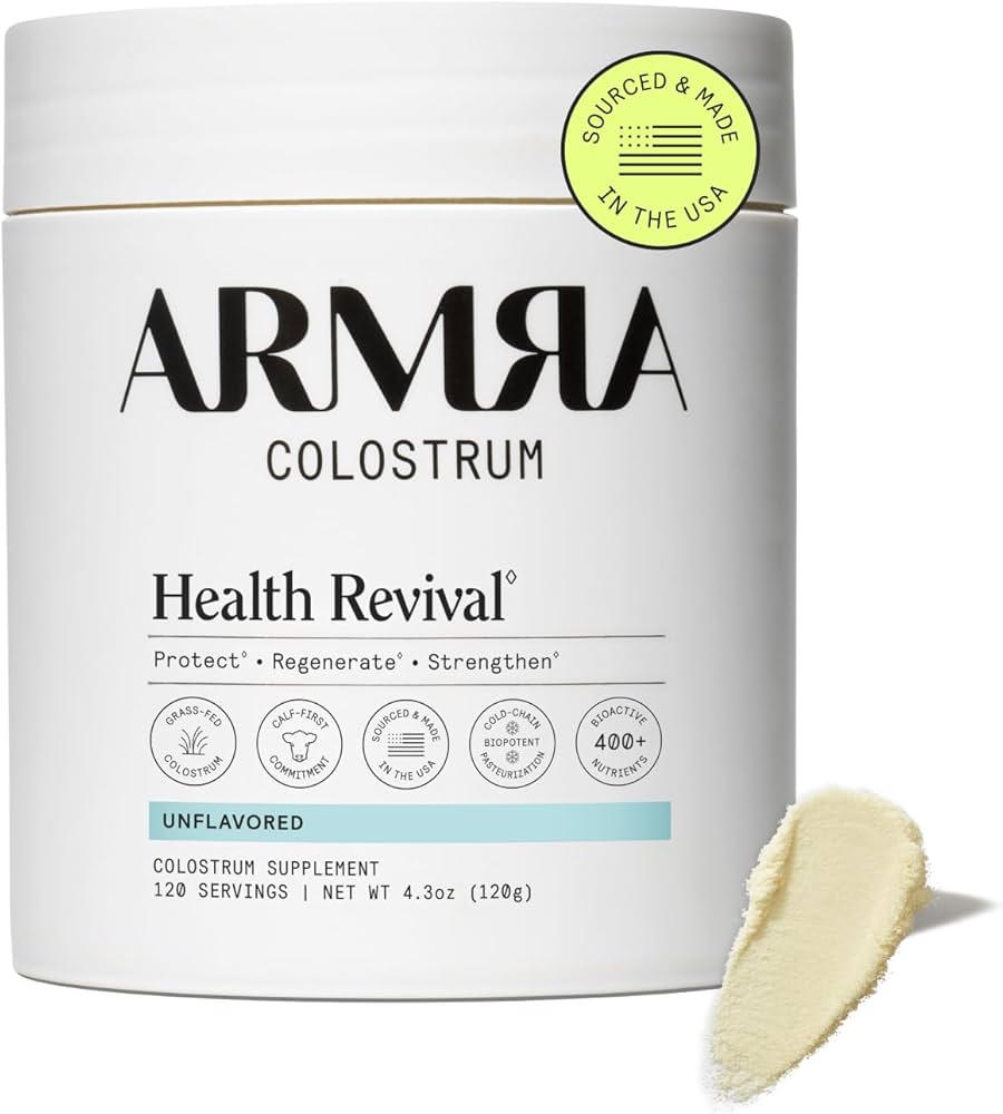 ARMRA Colostrum Powder - Unflavored, 120 Servings (Bulk Size) product image used for DailyStack product-card identification