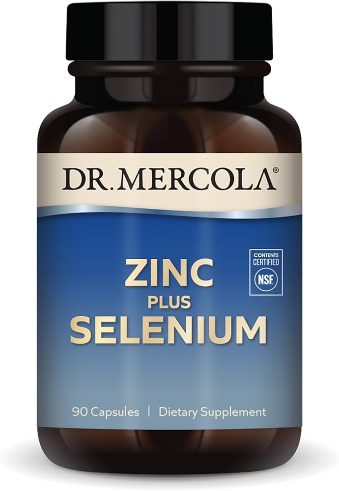 Dr. Mercola Zinc Plus Selenium – 90 Caps (90 Servings) product image used for DailyStack product-card identification