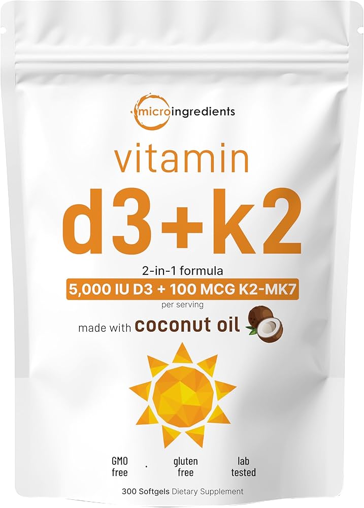 Vitamin D3 + K2 (Softgels) product image used for DailyStack product-card identification